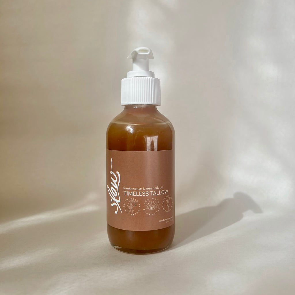 TIMELESS | rose & tallow body oil – Slow